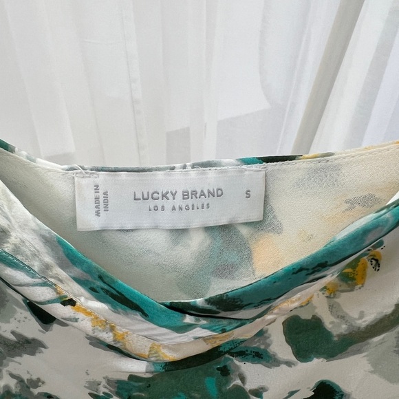 Floral Green and White Dress - Picture 3 of 8